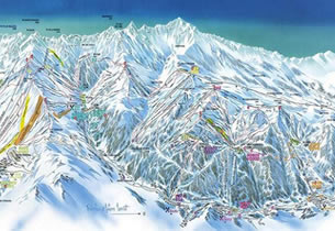 Mapa de nieve de la estaci�n Soldeu - El Tarter