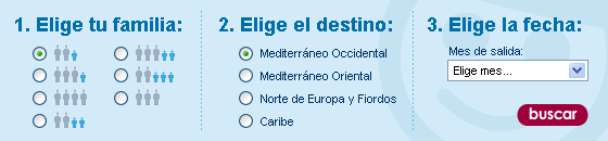 Busca tu crucero en Familia!