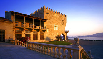foto del parador de Baiona