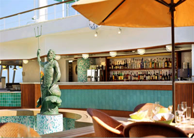 Las instalaciones del Crystal Symphony (Primera Parte) bar tridente y grill Las instalaciones del Crystal Symphony (Primera Parte)