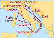 Itinerario Lo mejor de Italia - Azamara Cruises