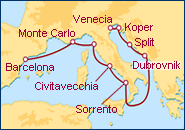 Itinerario Mediterraneo y Adri�tico I - Azamara Cruises