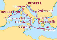 Itinerario Romance del Mediterr�neo - Holland America Line