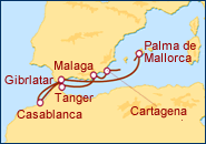 Itinerario Luces Moriscas II - Thomson Cruises