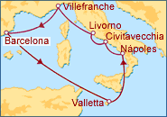 Itinerario Barcelona y Mediterr�neo Oeste - Norwegian Cruise Line