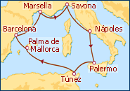Itinerario Perfumes del Mediterraneo - Costa Cruceros