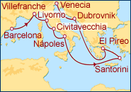 Itinerario Mediterr�neo Cl�sico I - Celebrity Cruises