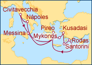 Itinerario Lo mejor del Mediterr�neo - Celebrity Cruises
