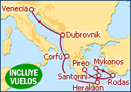 Itinerario Grand Mistral Venecia Atenas - IberoCruceros