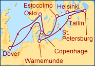 Itinerario Capitales del B�ltico II - Norwegian Cruise Line