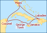 Itinerario Caribe Oeste Freedom of the Seas - Royal Caribbean
