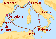 Itinerario Perfumes del Mediterr�neo - Costa Cruceros