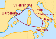 Itinerario Francia, Italia y Sicilia - Royal Caribbean