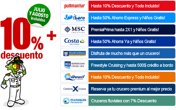 12% Descuento en Cruceros Logitravel