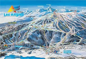 Mapa estacion esqu� Les Angles