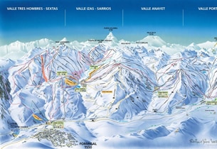 Mapa estacion esqu� Formigal