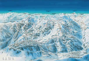 Mapa estacion esqu� Auron 