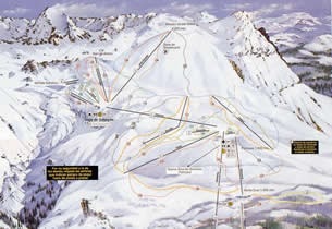 Mapa estacion esqu� Panticosa los Lagos