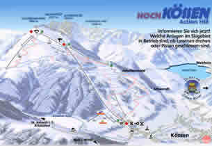 Mapa estacion esqu� K�ssen